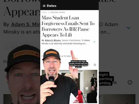 IBR Student Loan Forgiveness is Processing Again!