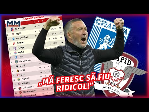 REACTIE SOCANTA a lui Mihai Stoica inainte de DERBY-ul U Craiova - Rapid | DECLARATII SPUMOASE