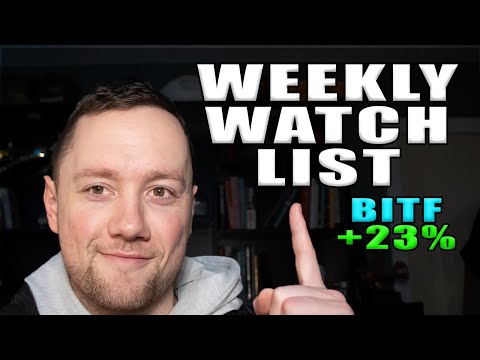 My Weekly Stock Watch List