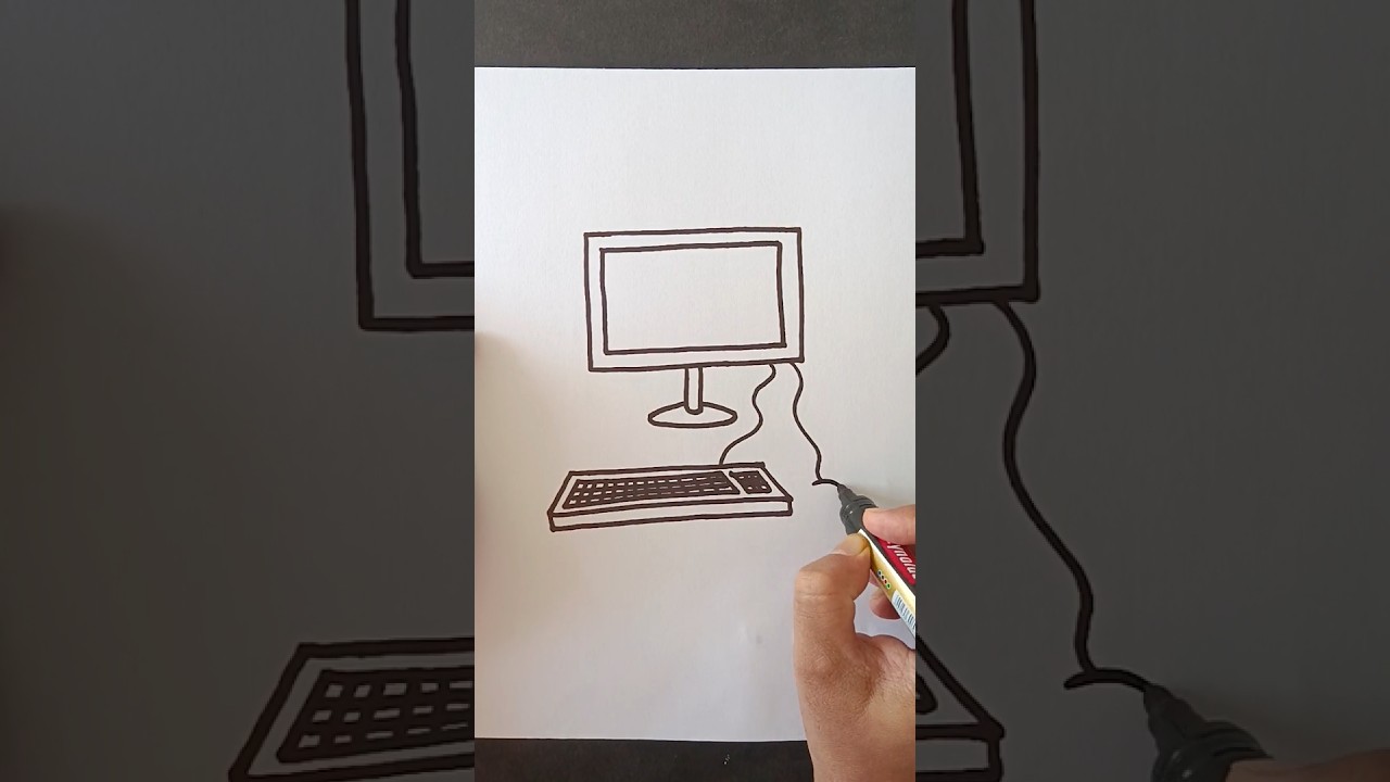 Guide to Drawing a Desktop Computer π₯οΈ