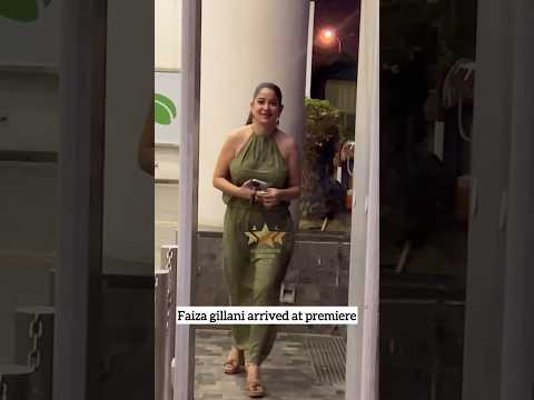 #faizagillani arrived at premiere #nabalighafraad #karachi