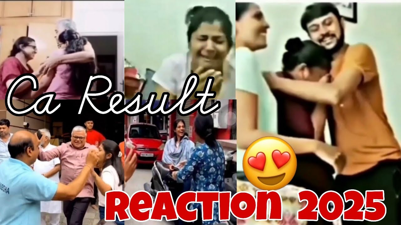 CA Result 2025 Reactions & Family Moments 😭