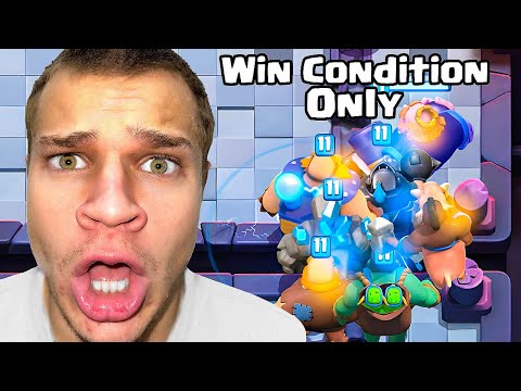 Beating Clash Royale Only Using Win Conditions
