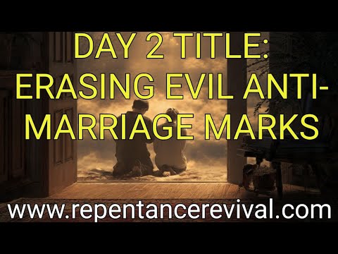 DAY 2 Day 2: Erasing Anti-Marriage Marks with Robert Clancy