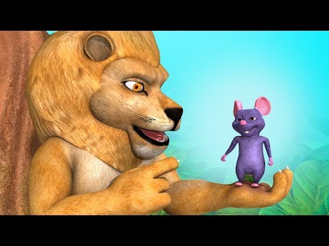 The Lion and the Mouse | Kids' Animal Story 🦁