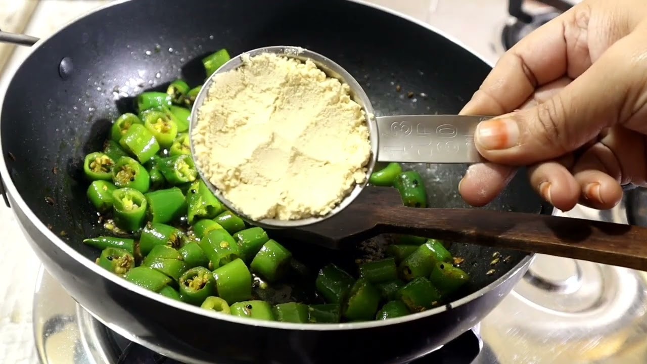 मारवाड़ी बेसन मिर्ची रेसिपी 🌶️