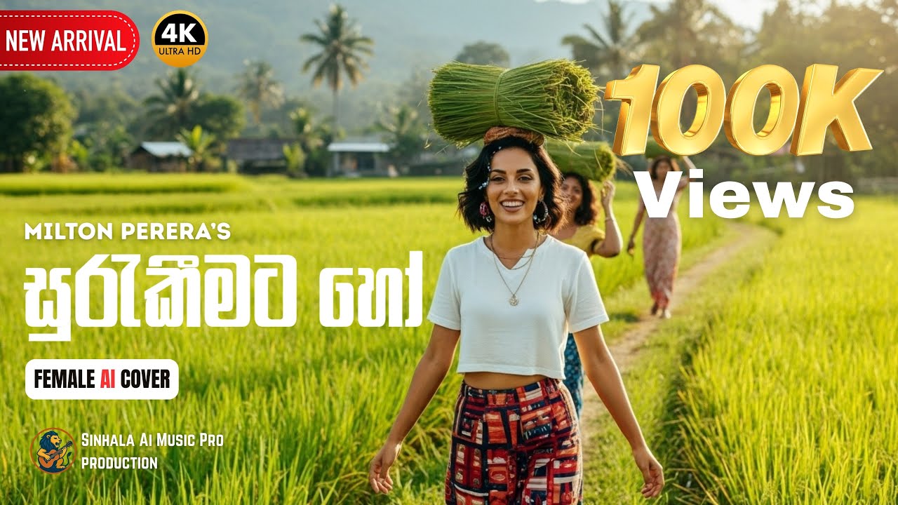 සුරැකීමට හෝ Cover | සිහිනි මලීනා (Sihini Maleena) | Milton Perera - Sinhala Ai Music Pro 🎶