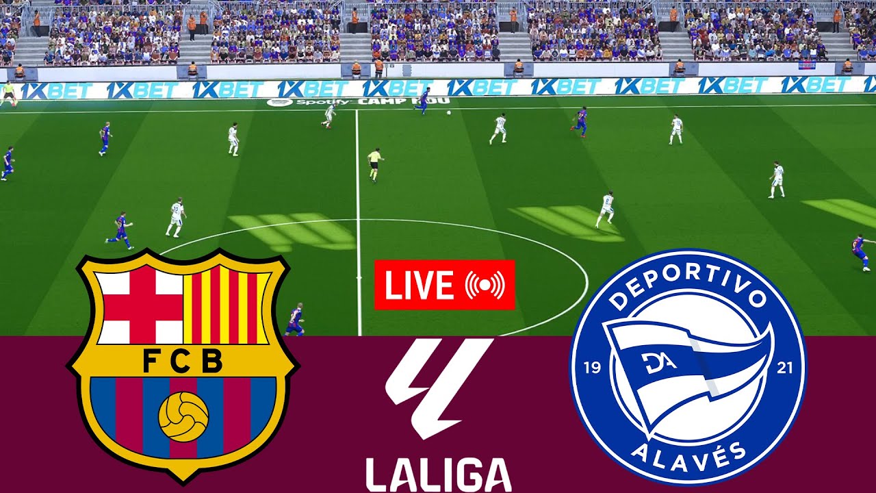 [LIVE] Barcelona vs Alaves La Liga 25/26 Simulation ⚽