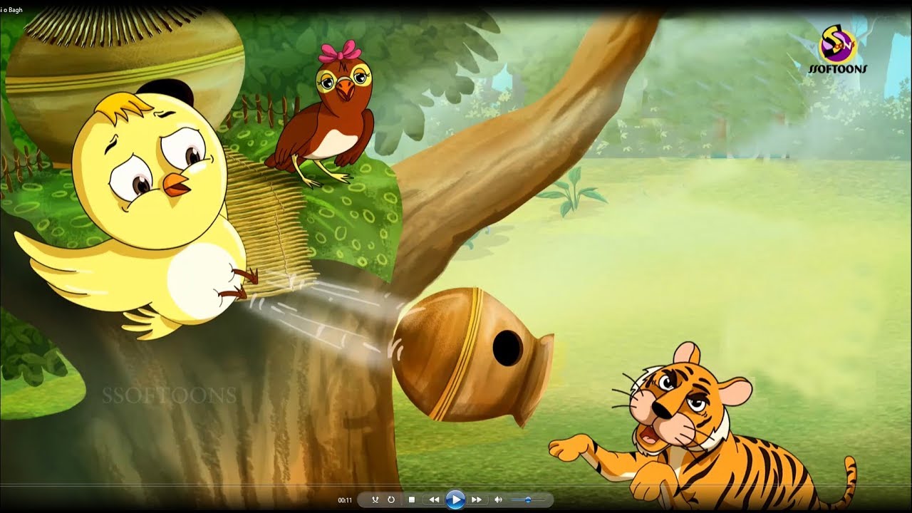 टूनी और शेर: बच्चों की प्यारी कहानी 🦜🦁