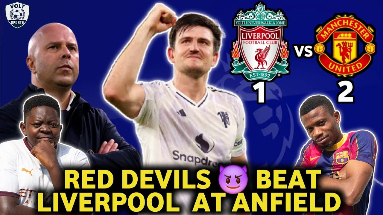 Manchester United Snatch Victory with Harry Maguire’s Winning Goal Against Liverpool ⚽