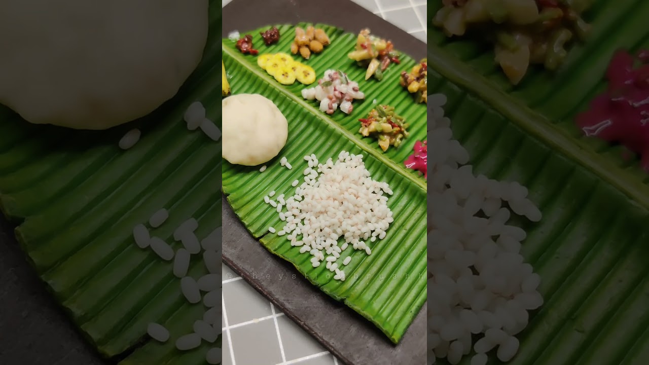 Miniature Onam Sadhya Art 🍽️