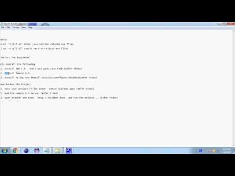 SOFTWARE INSTALLATION PROCEDURE STEPS TO RUN J2EE PROJECTS