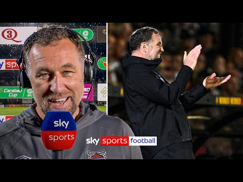 David Artell FULL post match interview after Grimsby knock Man United out of Carabao Cup