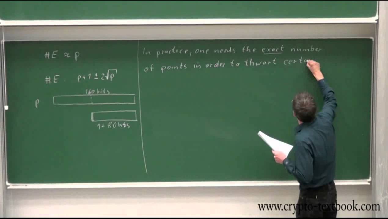 Master Elliptic Curve Cryptography with Lecture 17 by Christof Paar ๐