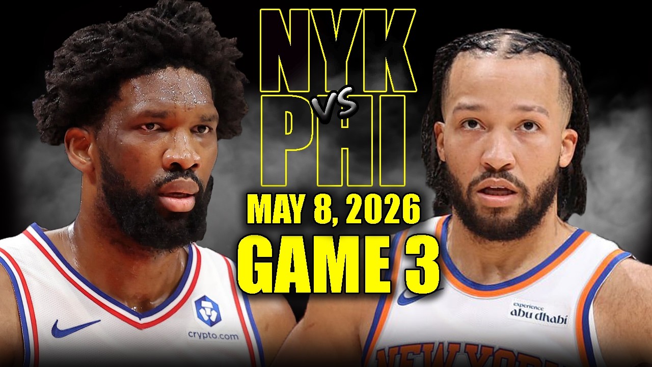 Knicks vs 76ers Game 3 Highlights - NBA Playoffs 🔥