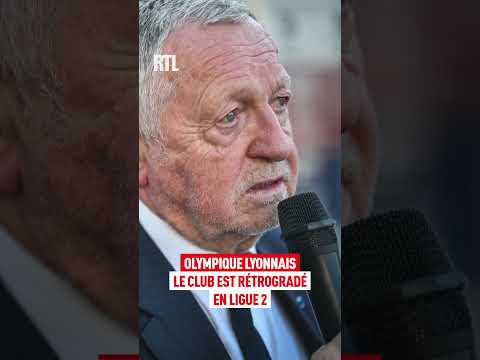 L'Olympique lyonnais est relégué en Ligue 2