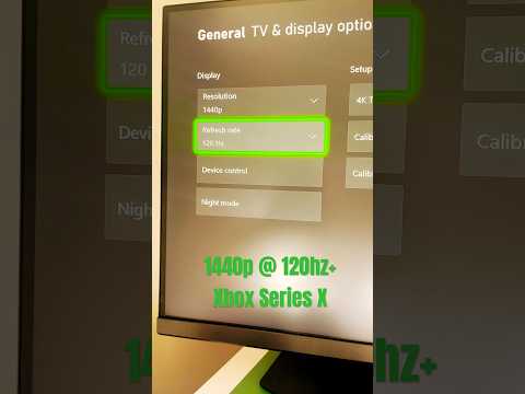 Unlock 1440p @ 120hz - Xbox Series X Settings 🎥🔥 #xbox #1440p #xbox1440p #xboxseriesx #shorts