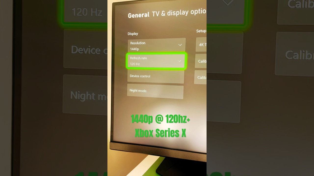 How to Unlock 1440p @ 120Hz on Xbox Series X 🎮 | Easy Settings Guide