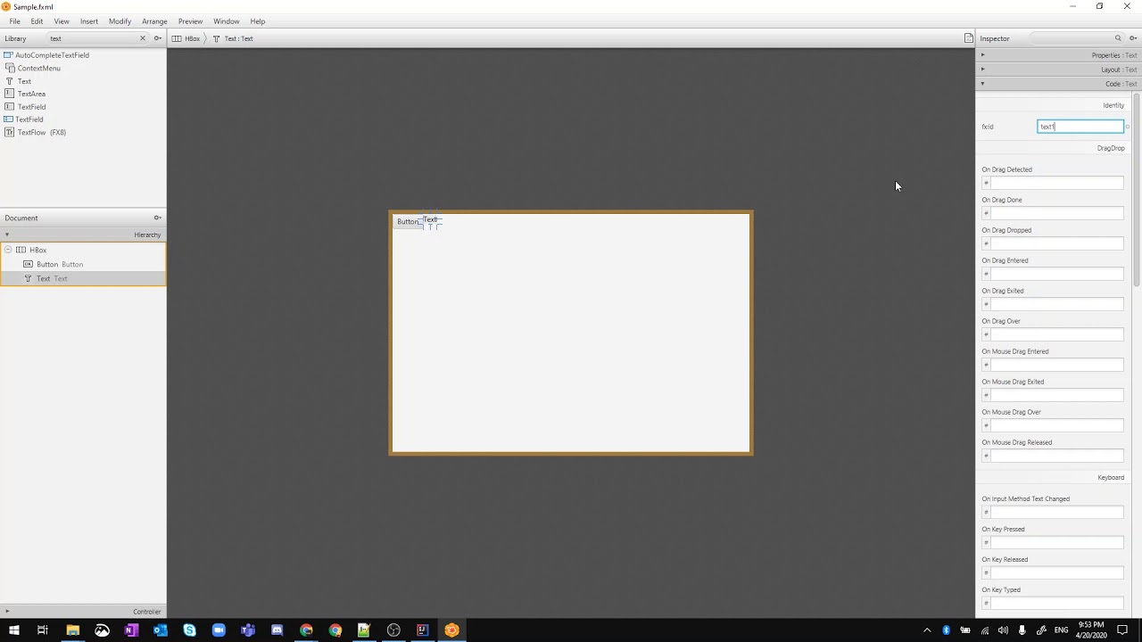 JavaFX & SceneBuilder: FXML & Initialize Method