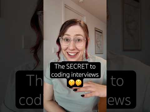 The *secret* to coding Interviews đ€«