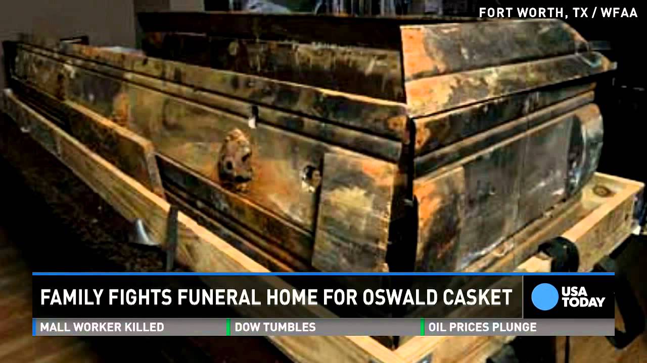 Fight over Lee Harvey Oswald's crumbling casket