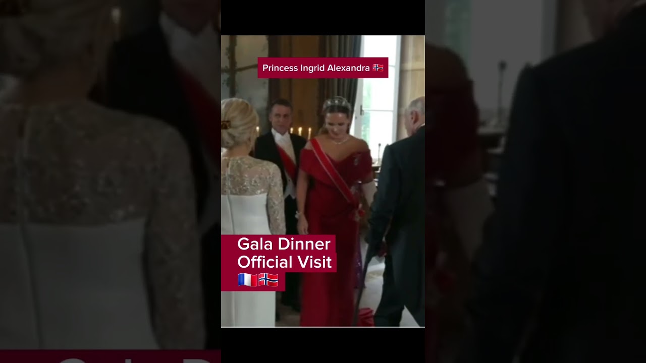 Princess Ingrid Alexandra Shines at France-Norway Official Gala 🇫🇷🇳🇴