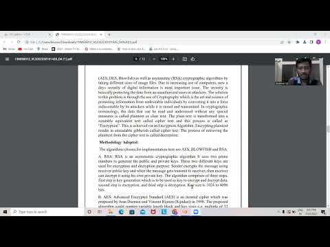 CIPHER BLOCK CHAINING USING AES AND BLOWFISH ENCRYPTION ALGORITHM