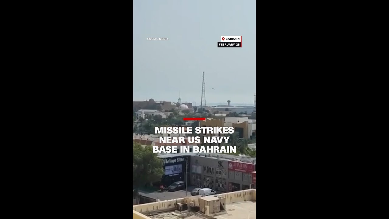 Missile strikes near US Navy base in Bahrain