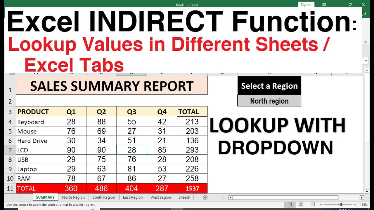 Search Multiple Sheets into Master with Dropdown 📊