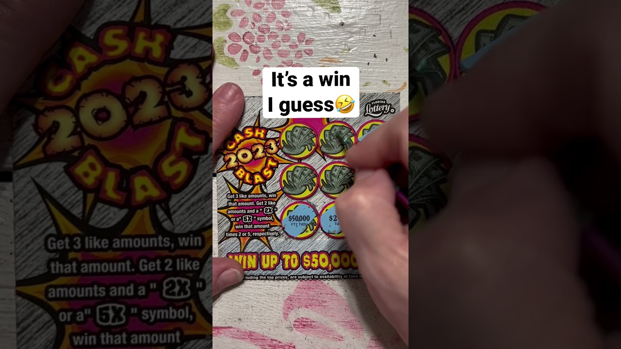 Florida Lottery Cash Blast Win 🎉