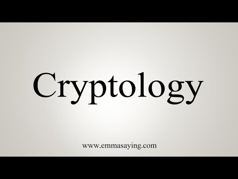 How To Say Cryptology