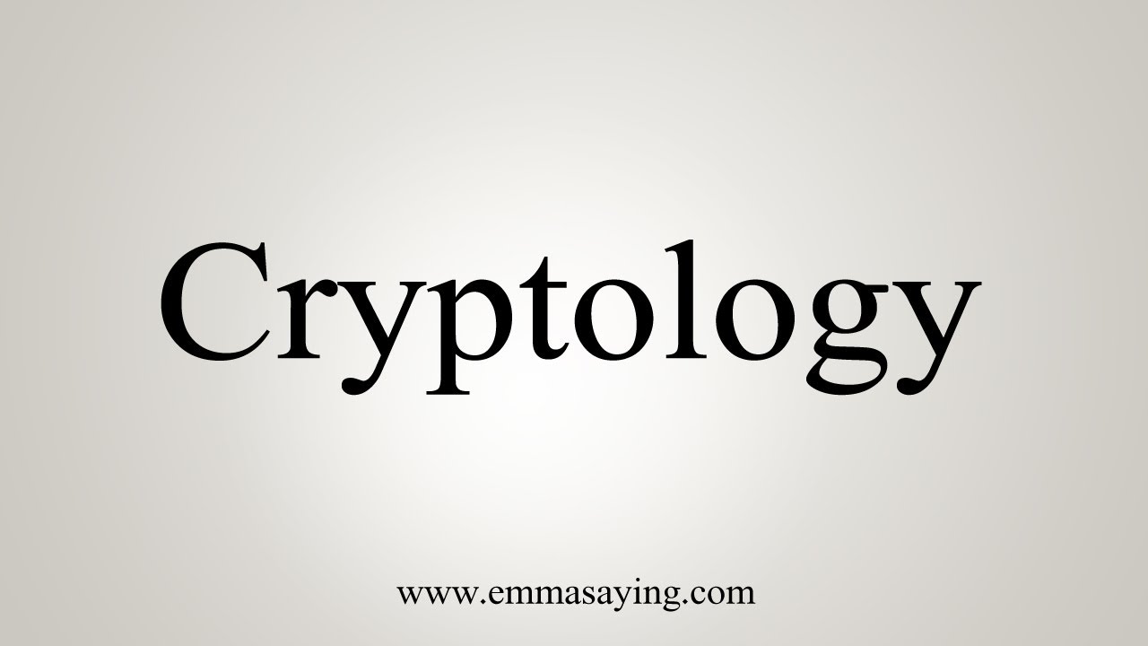 Learn How to Pronounce 'Cryptology' with EmmaSaying 🎧