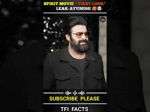 First Look of Prabhas's Upcoming Movie Spirit Confirmed