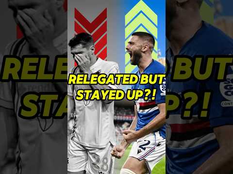 This team stayed up despite being relegated!