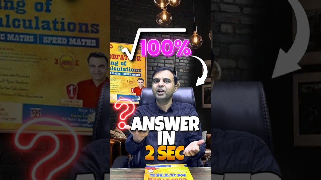 How to Find the Square Root of 100% Easily! 🤓