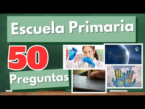 50 Preguntas de PRIMARIA 📚🧑🏫 | Test de Primaria🤓