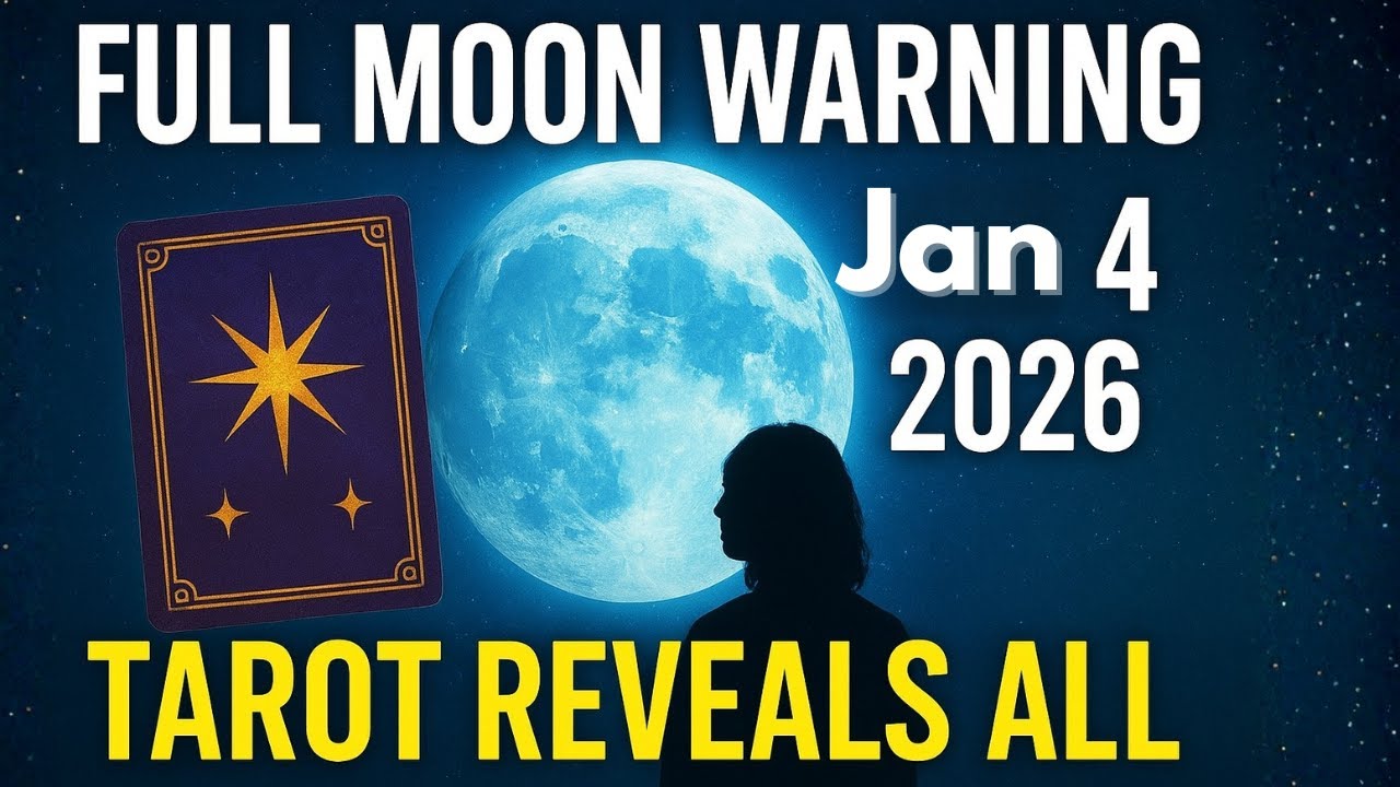 Full Moon Tarot Reading — January 4, 2026 🌕