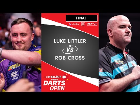 HISTORY MAKING FINAL! Luke Littler v Rob Cross | 2024 Belgian Darts Open