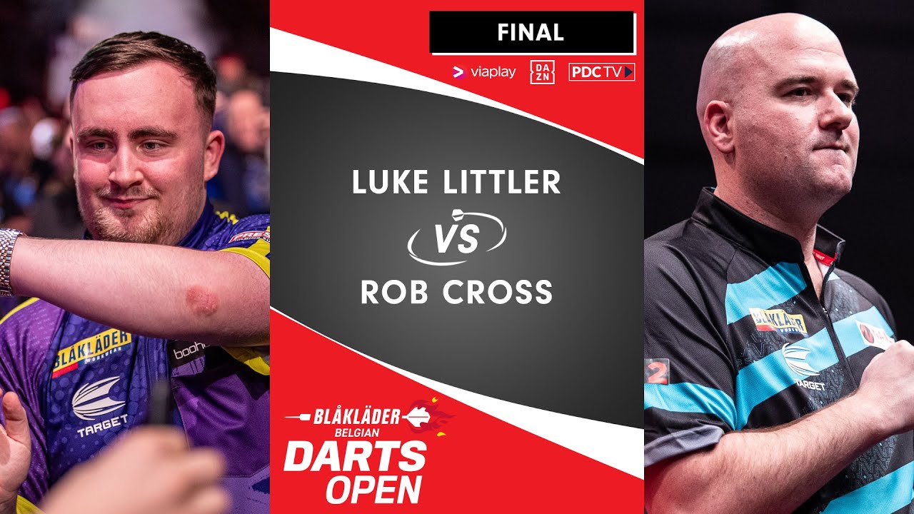 Epic Showdown! Luke Littler vs Rob Cross in 2024 Belgian Darts Open Final π―