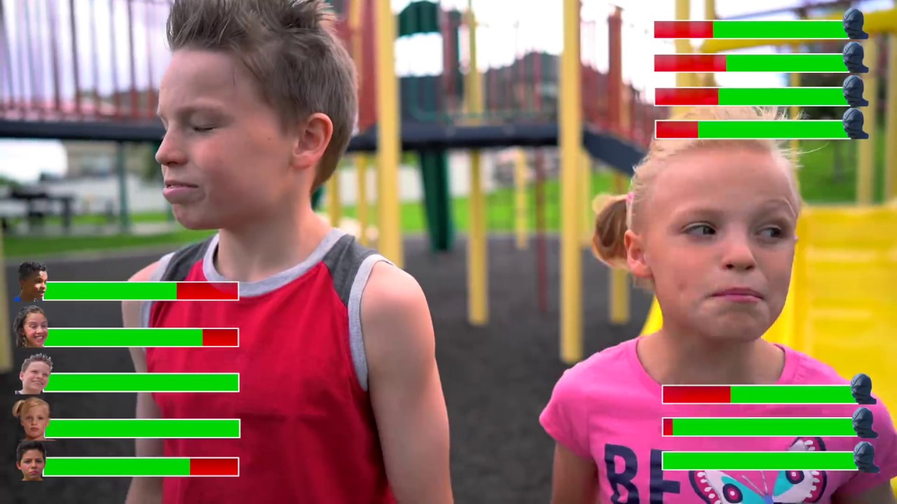 Power Rangers Ninja Kidz Battle with Healthbars! 🥋