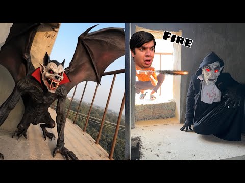 VAMPIRE Ko Gun Sy Fire Mar Di π± Dr Kr Bhag Gea π¨