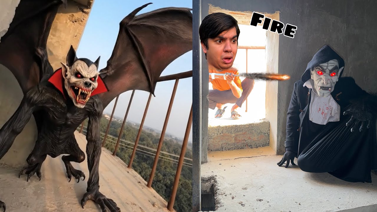 Vampire Shot with Gun, Doctor Runs Away 😱