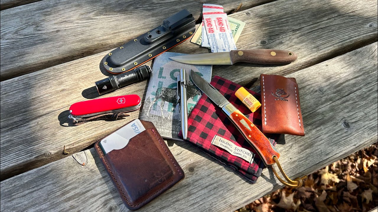 EDC Pocket Dump Update Fall 2025! Seedy Knives Skinny Dude CPM 1V #pocketdump #bushcraft 