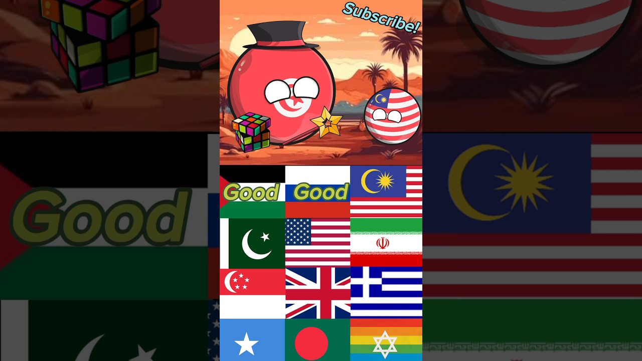 Enemies/Allies Of Tunisia! | [@leaderballs] #subscribe #countryballs #like #shortfeed #tunisia