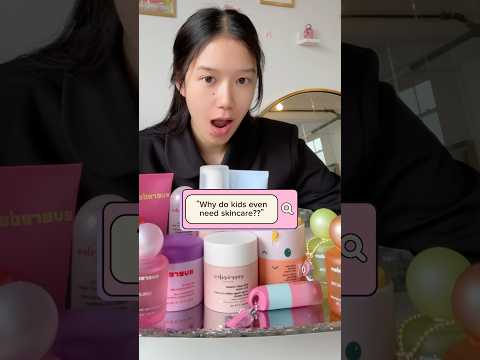 We encourage starting healthy habits young 🌈🤭#kidsskincare #genalpha #preppyskincare #kidsproducts