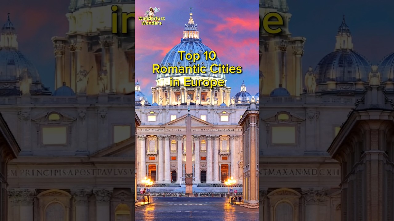 Top 10 Romantic Cities in Europe for Couples 💖