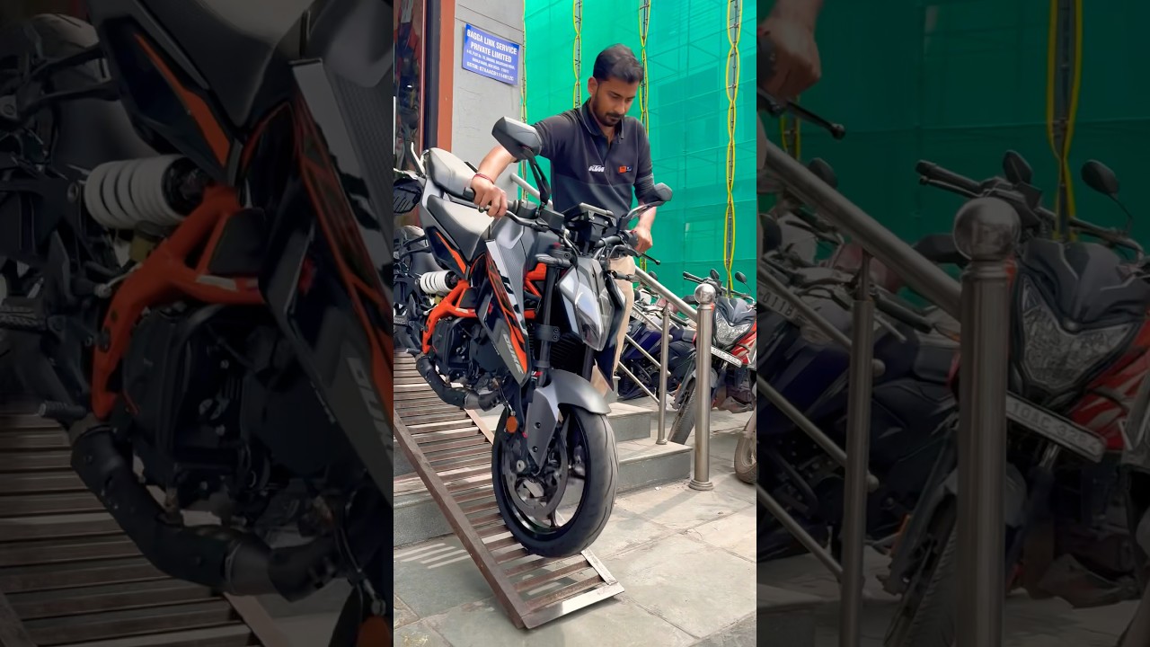 First Delivery of the Stunning Black KTM Duke 390 with Cruise Control! 🔥