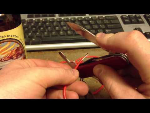 Swiss Army Knife Wire Stripper