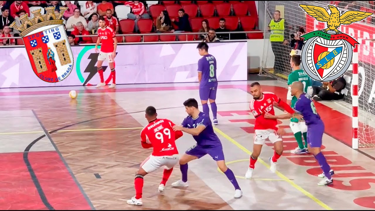 Benfica vs Sporting Braga Futsal Highlights ⚽