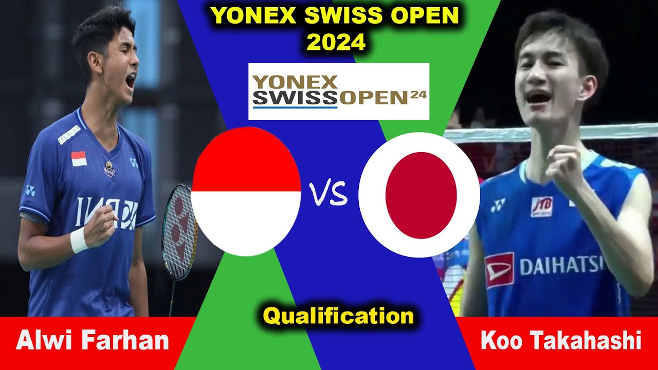 Alwi Farhan vs Koo Takahashi | Swiss Open 2024 Qualifiers 🏸